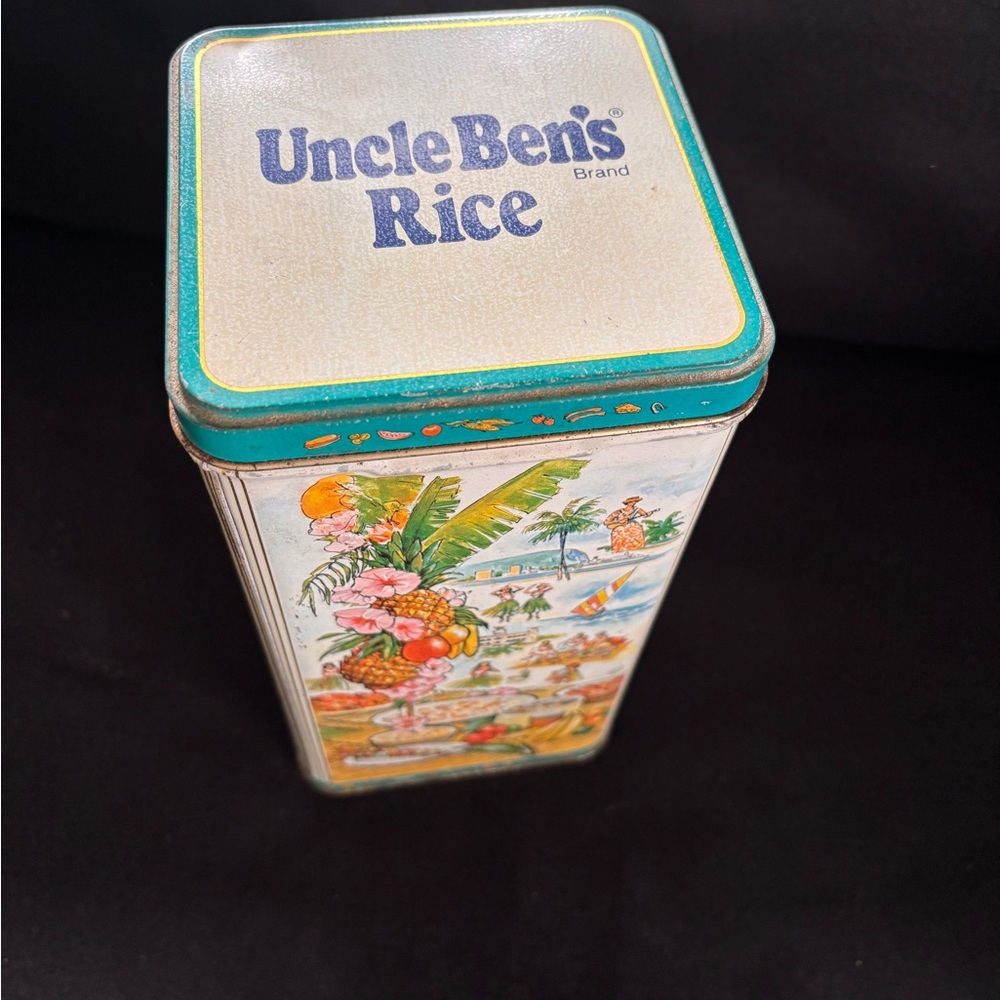 Vintage Uncle Ben's Rice Decorative Tin